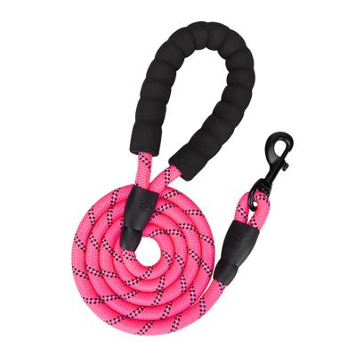 China Stocked Dog Leash Led Quality Muti-color Convenient Heavy Duty Heavy Duty Large Nylon Material Luxury Dog Leash for sale