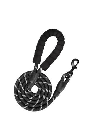 China Custom Wholesale Hot Selling Stocked Reflective Nylon Rope Dog Traction Rope Braided Rope Dog Lead Elevating Dog Leash for sale