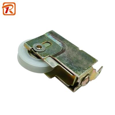 China No Noise & Smooth Running Color Plated Zinc Aluminum Sliding Window Roller With Nylon Wheel Rollers for sale