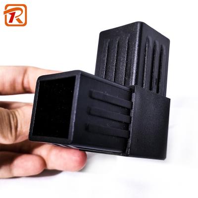 China Traditional Plastic Corner Parts Square Tube Connector Three Way Plastic Corner Connector for sale