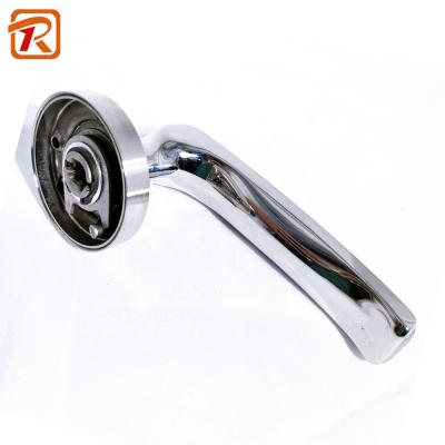 China Easy Indoor Split Door Lock Stainless Steel Household Installation Door Handle Mute Lock for sale