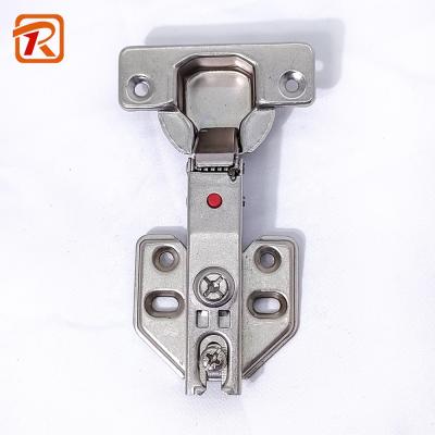 China Contemporary 68-70G Loaded Low Angle Hydraulic Soft End And Fixed Kitchen Furniture Door Cabinet Hinge 35mm Cup Clip for sale