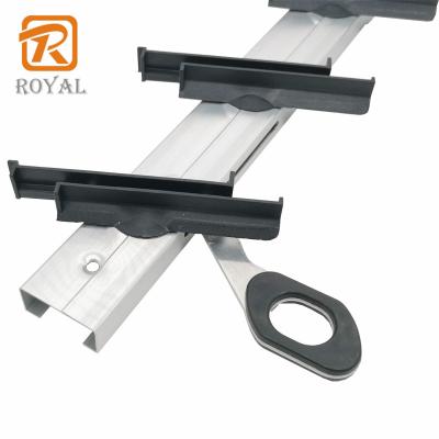 China Foshan Modern Royal Aluminum Canopy Bracket With Glass Backing For Office Building for sale