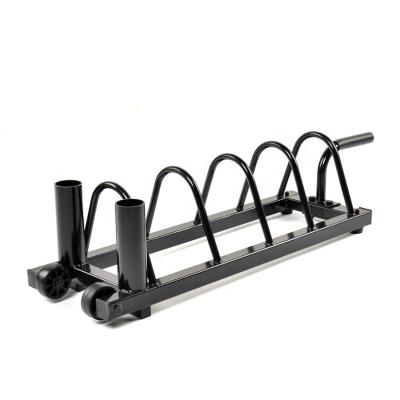 China Pectoral High Quality Steel Bumper Weightlifting Barbell Vertical Plate Rack for sale