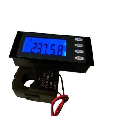 China PZEM-006 AC 80-260V 100A 4in1 Current Voltage Power Energy Digital Panel Meter Voltmeter Slot CT PZEM-006 for sale