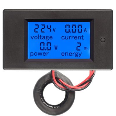 China AC Voltage Single Phase 80-260V 100A Watt Current Energy Digital Electric Power Meter PZEM-061 PZEM-061 for sale