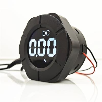 China Peacefair PZEM-019A 5V 12V 10A Round LCD Display Ammeter Digital DC Volt Amp Meter DC Panel Meter PZEM-019A-10A for sale