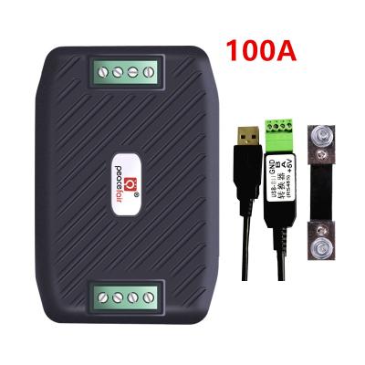 China PEZM-017 DC 100A 300V 100A Shunt + USB Cable Modbus RS485 Volt Power Digital Power Meter PZEM-017 for sale