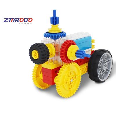 China JOINMAX ZMROBO Smart Toy Small Battery Powered DIY Toy Kids Education Stem Education E V Robot 3 Big Bricks Gather WiseChild Kit for sale