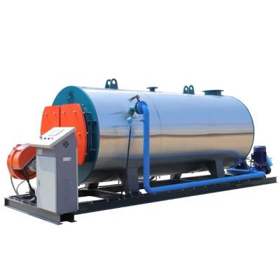 China 300,000-4,200,000 KCal/H Horizontal Natural Gas Diesel Oil Fired Hot Water Boiler For Hotel Greenhouse School for sale