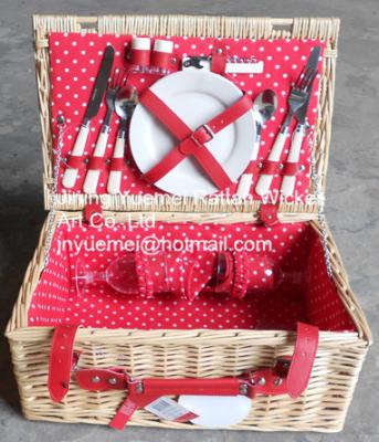 China wicker basket wicker picnic basket Cheristmas basket thanksgiving basket for sale