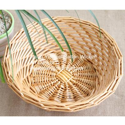 China wicker storage basket wicker fruit basket wicker bread basket willow fruit basket willow bread basket Christmas basket for sale