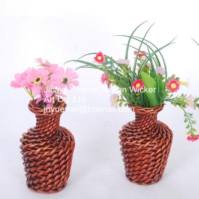 China wicker vase Cheristmas wicker vase for sale