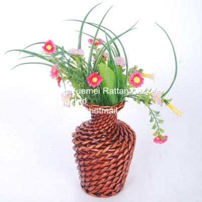 China wicker vase Cheristmas wicker vase for sale