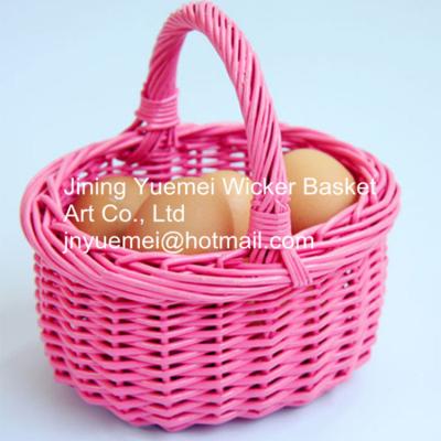 China 2016 wicker food basket bread basket fruit basket with handle for sale