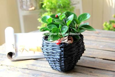 China wicker basket manufacturer wicker garden basket willow plant baskets for sale