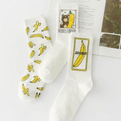 China Hot Selling Male Comfortable Men's Cartoon Bulk Cotton Happy Amazon 100% Cheap Tube Socks Sweat-absorbent for sale