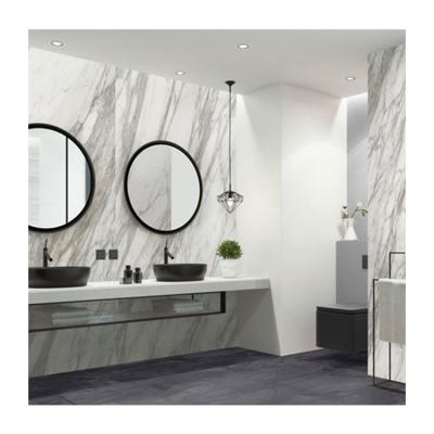 China 3D Pattern Waterproof Design Composed of ECO-Friendly+fireproof+waterproof Vinyl PVC SPC Ceramic Tile Core Interior Wall Board Panel 4mm Luxury Marble Rigid Grain for sale