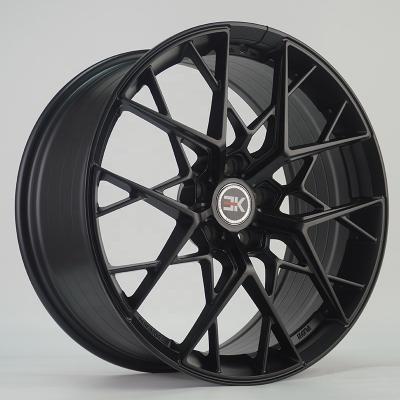 China High performance aluminum alloy multi-spoke mute black flow forming wheel CB72.6 5X120 18 inch automobile alloy wheel for sale