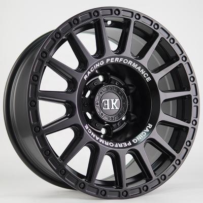 China KE5877 Matte Black Aluminum Flow Forming Wheel 6X139.7 ET0 17 Inch Alloy Off-Road Vehicle Wheel for sale