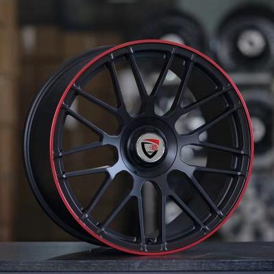 China Factory Customized Aluminum Alloy Edge Wheel Hub 18-22 Inch Red Black Forged Wheel Hub For Mercedes w201 to w205 Models for sale