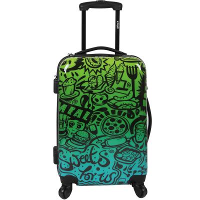 China Factory Hard Shell Carry On Luggage Travel Trolley Shell Trolley Luggage Travel Bag Scooter Hard Case Scooter Suitcase for sale