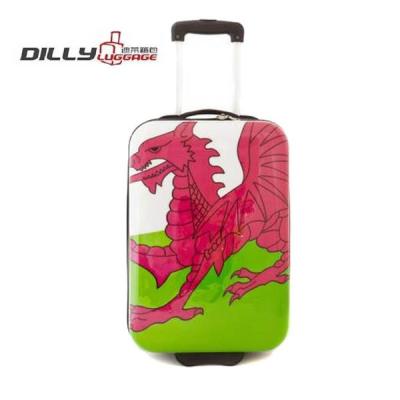 China 20 Inch Hard Shell Spinner Printing Non Toxic Luggage Cheap Beauty Case For Girls for sale