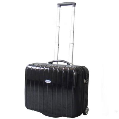 China Traveling Business Hard Shell Computer Laptop Suitcase With Two Wheels Briefcase for sale