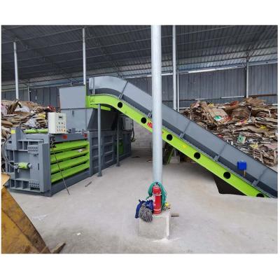 China Horizontal Automatic Baler Machine 180T Scrap Baler Machine Baler Packing Machinery for sale