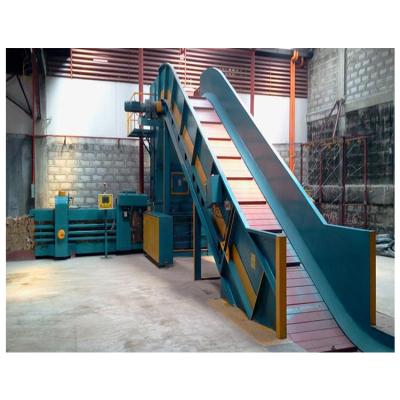 China Horizontal Hydraulic Automatic Carton Baler Carton Compress Press Machinery for sale