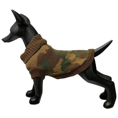 China Jacquard Camouflage Dog Cat Dog Pet Fabric Clothing Sweater Jacket Coat Jacket Jumper Dress Sustainable Wear for sale