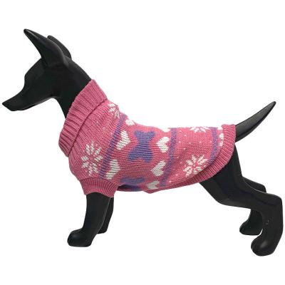 China Jacquard X Love Dog Cat Dog Pet Fabric Clothing Sweater Coat Jacket Jumper Dress Sustainable Wear for sale