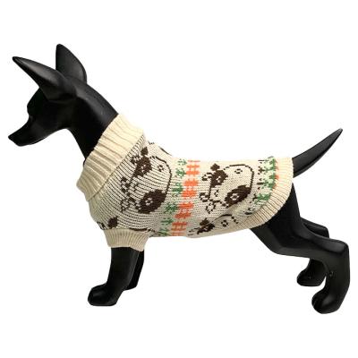 China Jacquard Farm Cow Dog Cat Dog Pet Cloth Clothes Sweater Coat Jacket Jumper Dress Sustainable Wear for sale