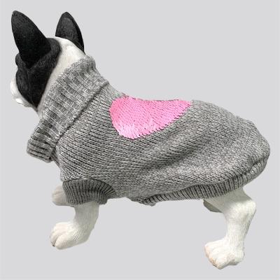 China Viable Sequin Embroidered Sequin Dog Cat Dog Pet Cloth Clothing Sweater Jacket Coat Jacket Jumper Dress Wear for sale