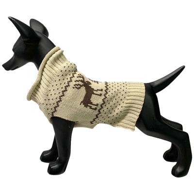 China Double Neck Viable Dog Cat Dog Curly Deer Cloth Clothing Sweater Clothing Coat Jacket Jumper Dress Wear for sale