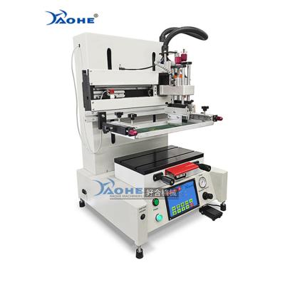 China Cosmetics Package Box Serigraphy Screen Printing Machine Cheap Pneumatic Desktop Silk Screen Printer for sale