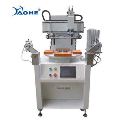 China Printing Bottle Maquina Serigrafia Custom Automatic Rotary Screen Printing Machine For Pen Glass Tube Bottle for sale