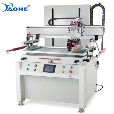 China Screen Printing One Color Electric Flat Layer Cardboard Plastic Sheet PVC Board Screen Printing Machine for sale