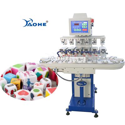 China Toys Parks Electronic Products Plastic 6 Colors Sealed Ink Cup Printing Machine Pad Printer Manufacturer For Toys Parks Electronic Products for sale