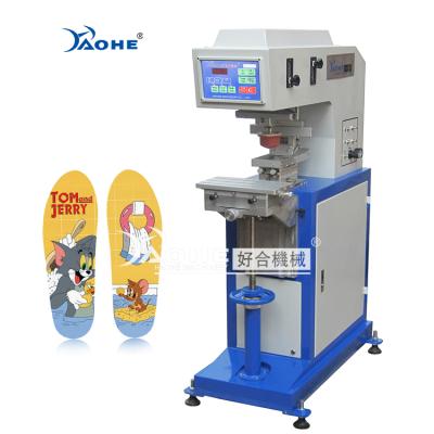 China Plastic Products Enlarge Open Tray One Color Pad Printing Machine Plastic Ink Pad Printer for sale