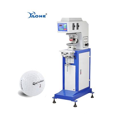 China Golf ball one color label pad printer printing machine for plastic golf ball product for sale