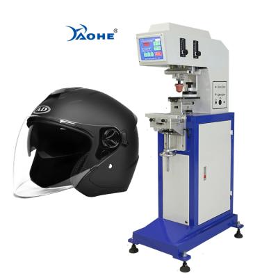 China Printing single color safety helmet logo tampografia pad printing machine for sale