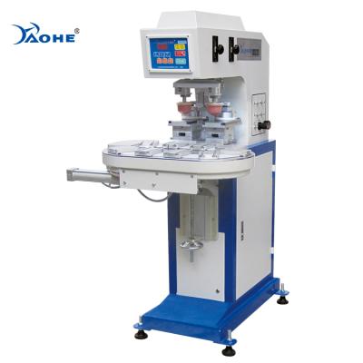 China Hotels 2 Color Pneumatic Rotary Injection Syringe Test Tube Pad Printing Machine for sale