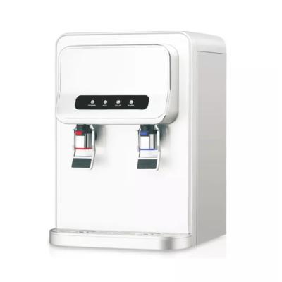 China Eco-friendly desktop water dispenser with cold and hot water for sale