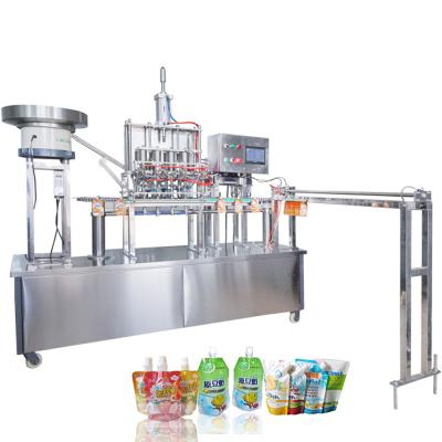 China Beverage Doypack Filling Machine Spout Pouch Filling Machine Pouch Filling Line and Sealing Machine for sale