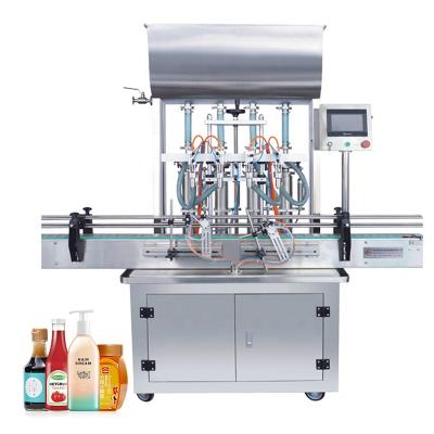 China Small business food machine paste filling machine honey jam oil shampoo fill machine for sale