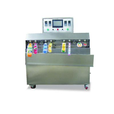 China 8 Heads and 4 Groups 8 Heads Pouch Bag Juice Filling Machine Reliable Economical Automatic Liquid Inflatable Makers for sale