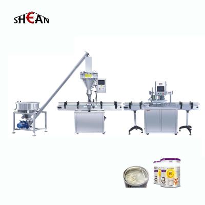 China Newest Design Food Milk Powder Filling Machine Washing Powder Packing Sealing Detergent Filling Machine for sale