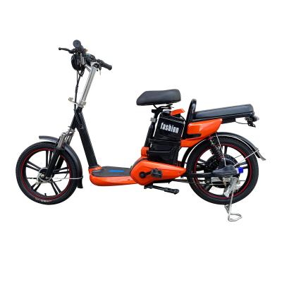 China Carbon steel removable battery e bicycle lithium ion battery portable fastest electric bike with pedal for sale