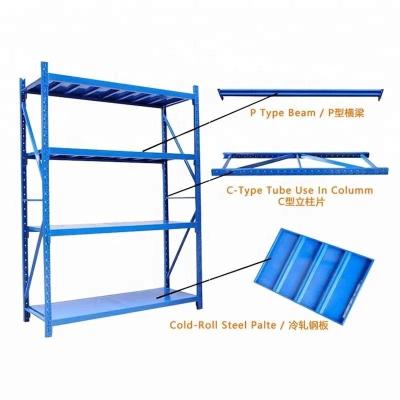 China Corrosion Protection 30 Moq Adjustable Medium Duty Rack Set With 500kg Load Capacity for sale